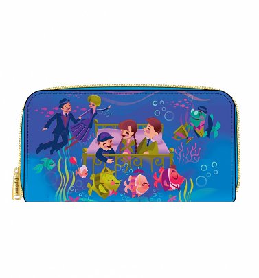 Loungefly Disney Bedknobs And Broomsticks Underwater Zip Around Wallet Loungefly Disney Bedknobs And Broomsticks Underwater Zip Around Wallet