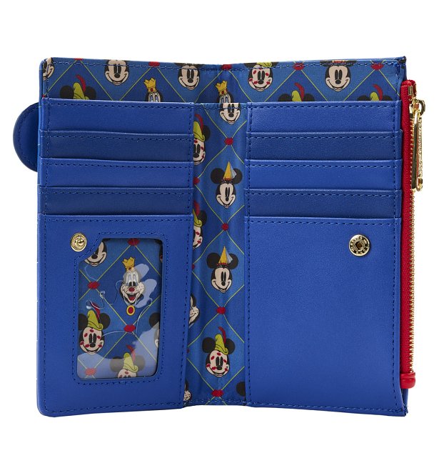 Loungefly Disney Brave Little Tailor Mickey and Minnie Flap Wallet