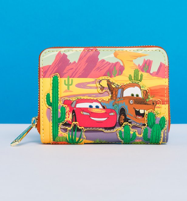 Loungefly Disney Cars Lightning McQueen and Mater Wallet Loungefly Disney Cars Lightning McQueen and Mater Wallet