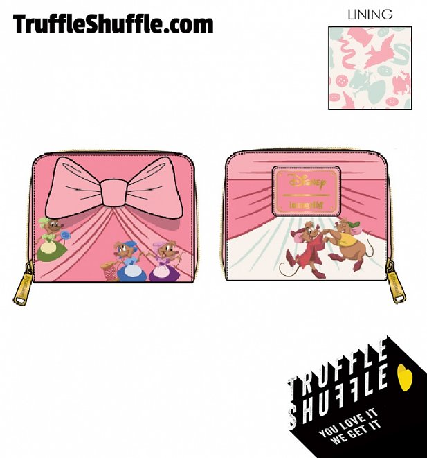 Loungefly Disney Cinderella 70th Anniversary Cindy Bow Wallet Loungefly Disney Cinderella 70th Anniversary Cindy Bow Wallet