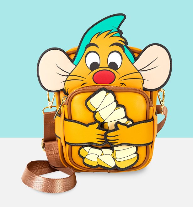 Loungefly Disney Cinderella 75th Anniversary Gus Crossbuddies Bag Loungefly Disney Cinderella 75th Anniversary Gus Crossbuddies Bag