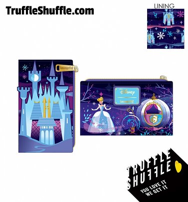 Loungefly Disney Cinderella Castle Series Flap Wallet Loungefly Disney Cinderella Castle Series Flap Wallet