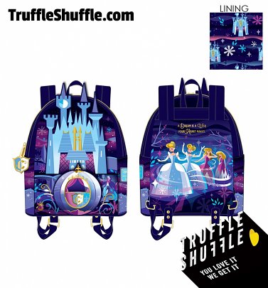 Loungefly Disney Cinderella Castle Series Mini Backpack Loungefly Disney Cinderella Castle Series Mini Backpack