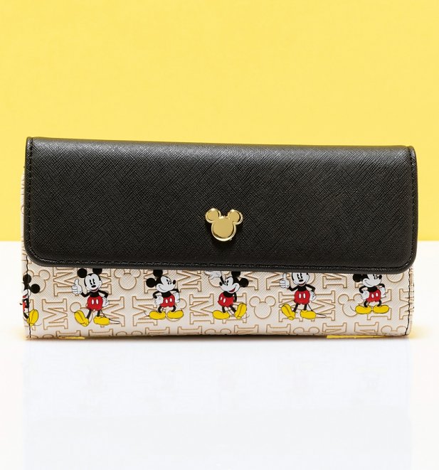 Loungefly Disney Classic Mickey Mouse Flap Wallet Loungefly Disney Classic Mickey Mouse Flap Wallet