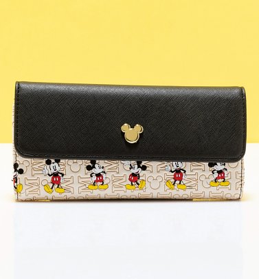 Loungefly Disney Classic Mickey Mouse Flap Wallet Loungefly Disney Classic Mickey Mouse Flap Wallet