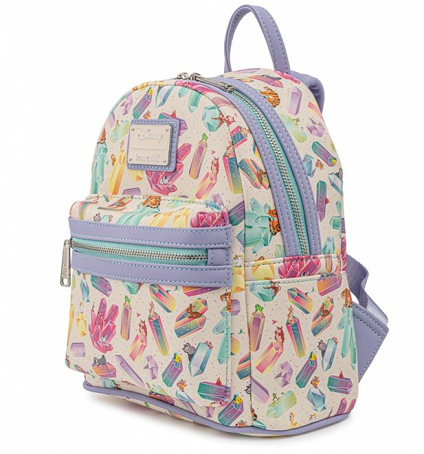 Loungefly Disney Crystal Sidekicks All Over Print Mini Backpack