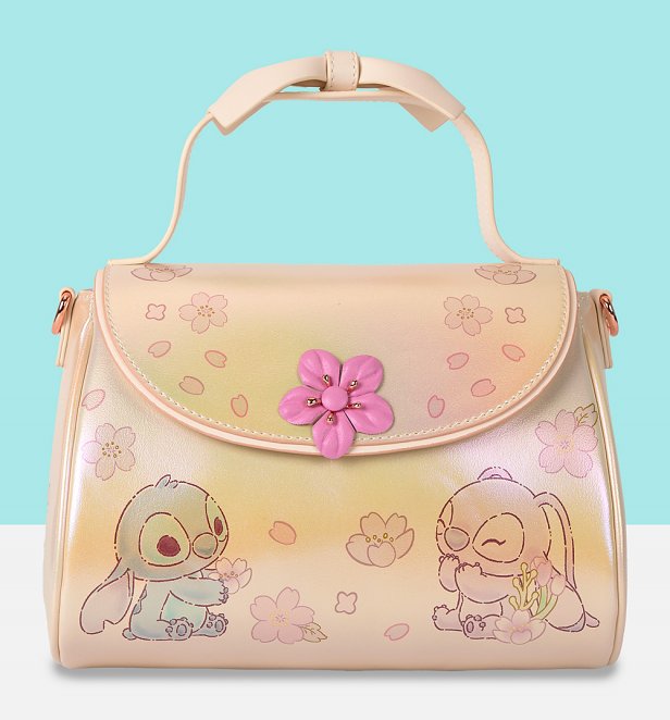 Loungefly Disney Cute Stitch Bow Handle Crossbody Bag