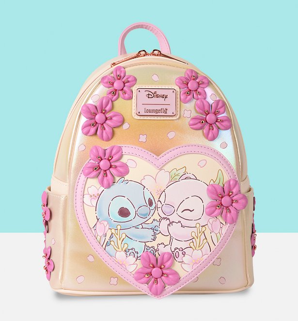 Loungefly Disney Cute Stitch Mini Backpack Loungefly Disney Cute Stitch Mini Backpack