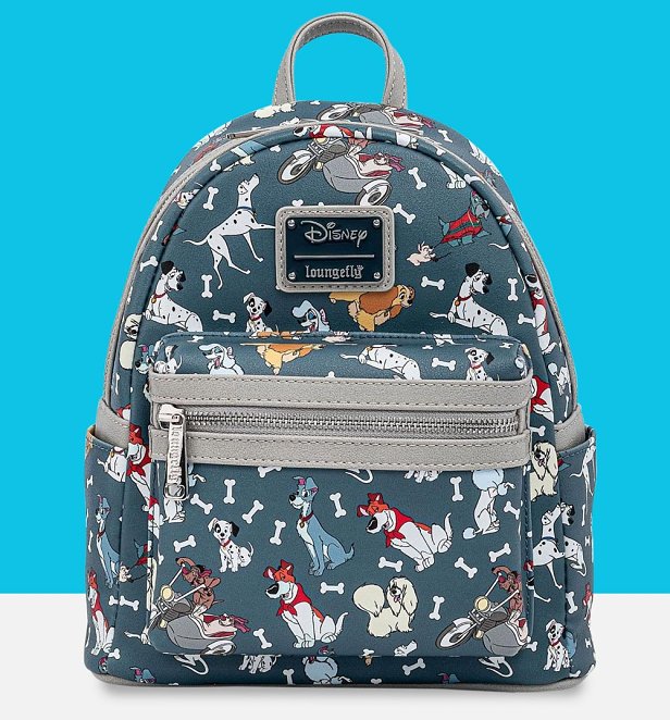 Loungefly Disney Dogs All Over Print Mini Backpack