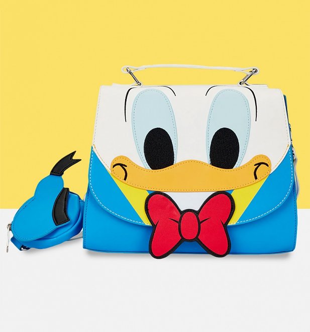 Loungefly Disney Donald Duck Cosplay Crossbody Bag Loungefly Disney Donald Duck Cosplay Crossbody Bag