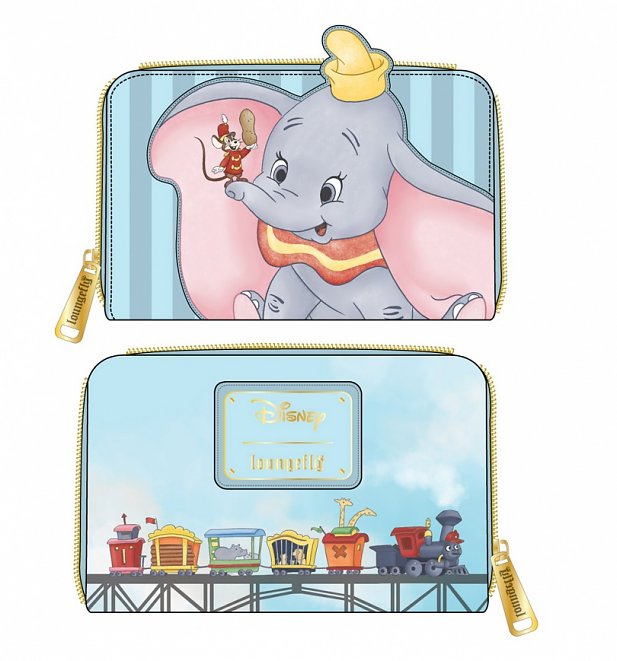 Loungefly Disney Dumbo 80th Anniversary Zip Around Wallet Loungefly Disney Dumbo 80th Anniversary Zip Around Wallet