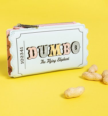 Loungefly Disney Dumbo Circus Ticket Flap Wallet Loungefly Disney Dumbo Circus Ticket Flap Wallet