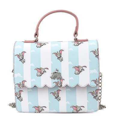 Loungefly Disney Dumbo Flying All Over Print Crossbody Bag Loungefly Disney Dumbo Flying All Over Print Crossbody Bag
