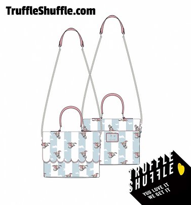 Loungefly Disney Dumbo Flying All Over Print Crossbody Bag Loungefly Disney Dumbo Flying All Over Print Crossbody Bag