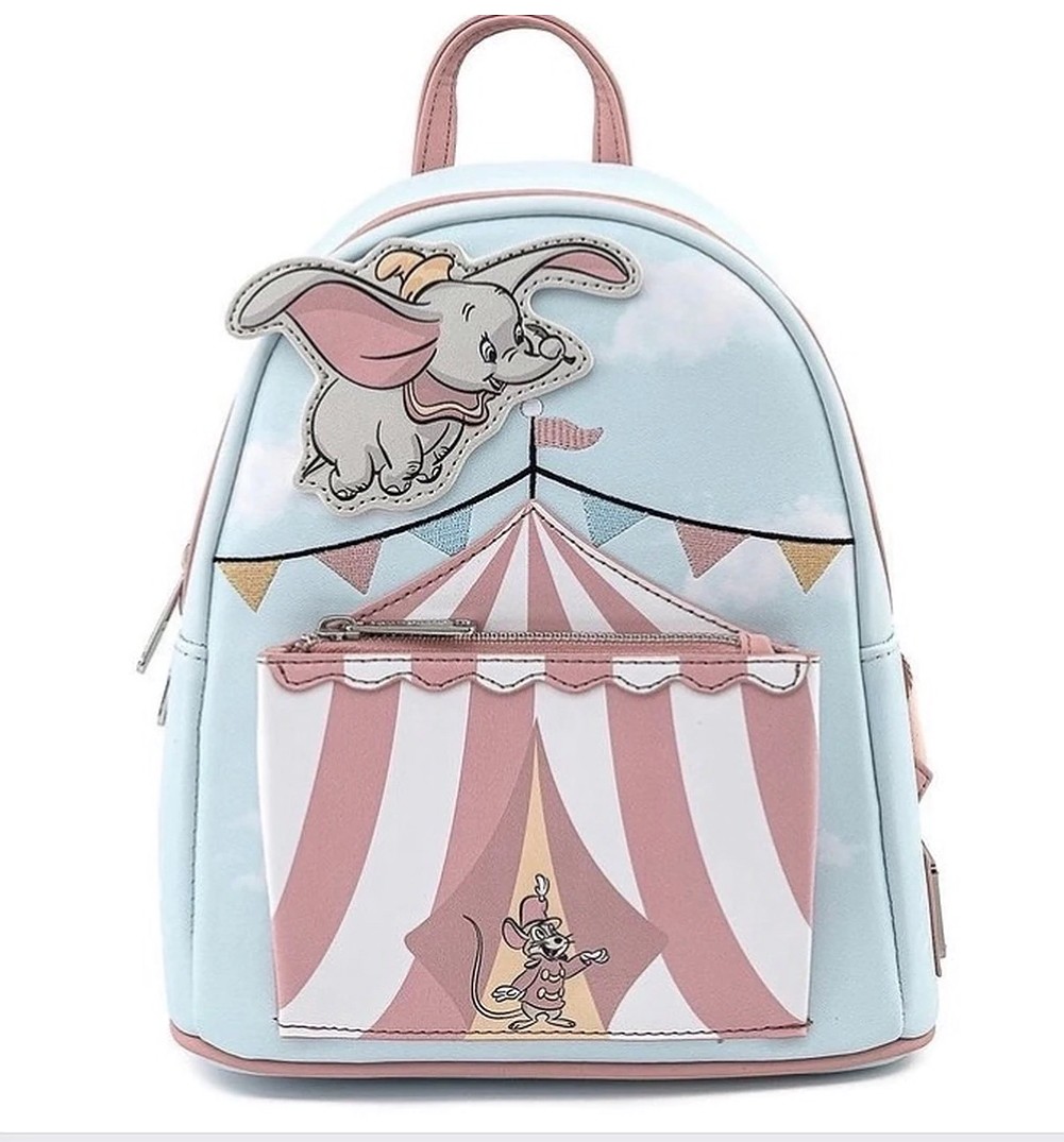 Loungefly Disney Dumbo Flying Circus Tent Mini Backpack