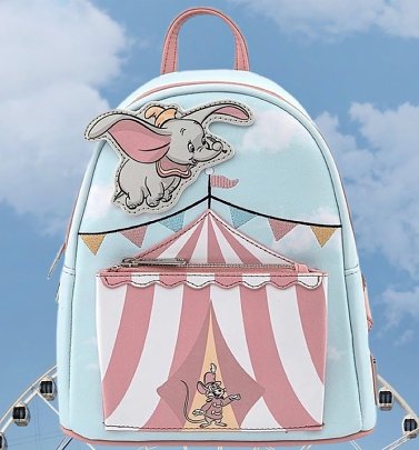 Loungefly Disney Dumbo Flying Circus Tent Mini Backpack Loungefly Disney Dumbo Flying Circus Tent Mini Backpack