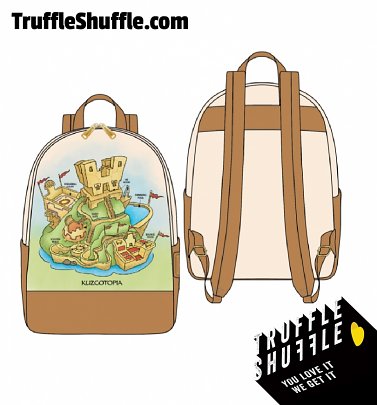 Loungefly Disney Emperors New Groove Kuzcotopia Mini Backpack Loungefly Disney Emperors New Groove Kuzcotopia Mini Backpack