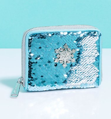 Loungefly Disney Frozen Elsa Reversible Sequin Wallet Loungefly Disney Frozen Elsa Reversible Sequin Wallet