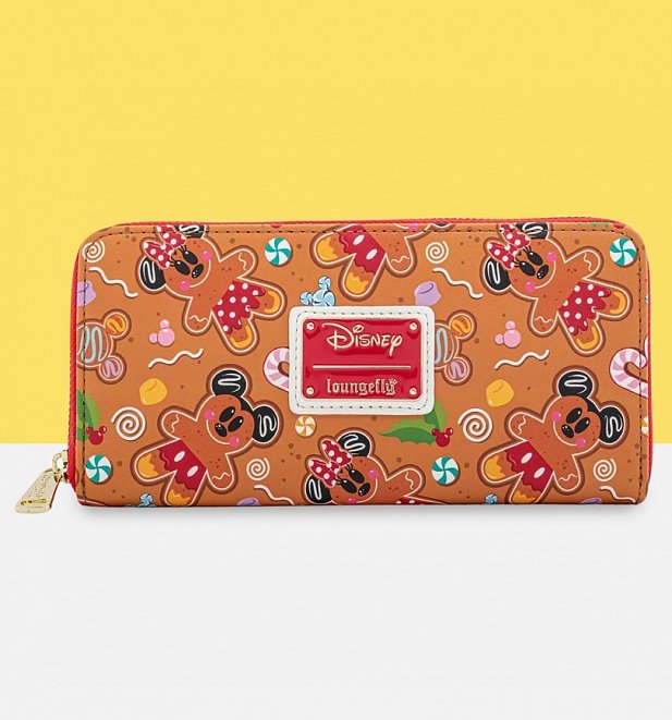 Loungefly Disney Ginger Bread All Over Print Zip Around Wallet
