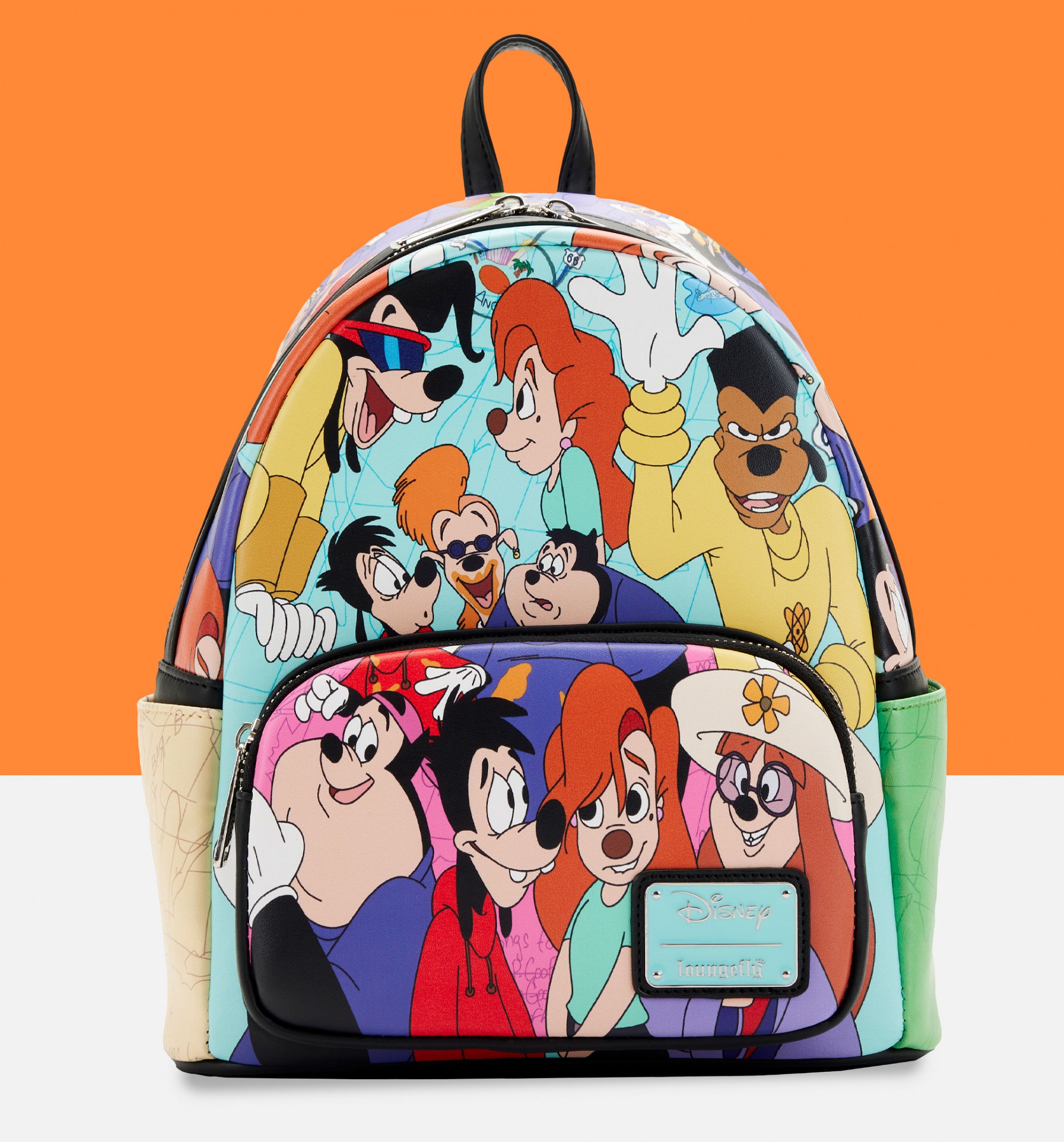 Loungefly Disney Goofy Movie Collage Mini Backpack