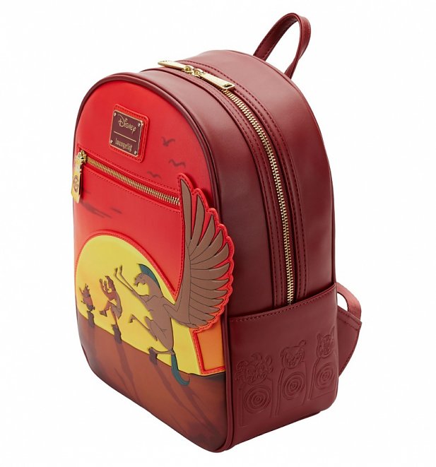 Loungefly Disney Hercules 25th Anniversary Sunset Mini Backpack