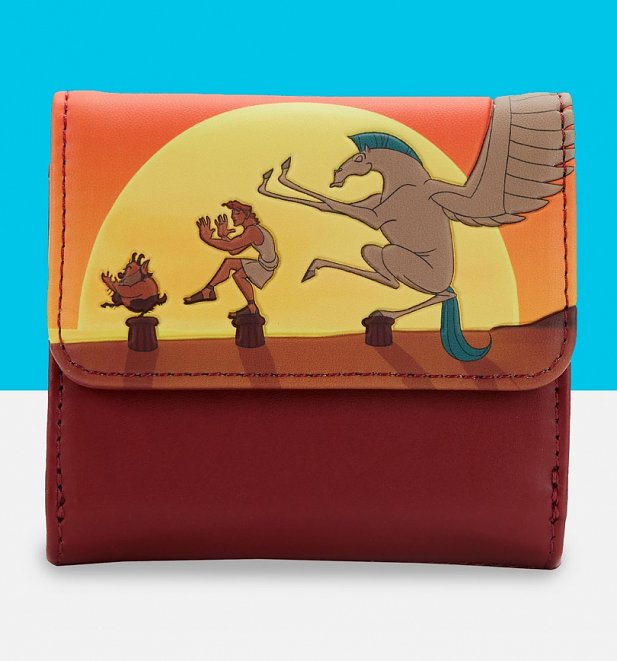 Loungefly Disney Hercules 25th Anniversary Sunset Zip Around Wallet Loungefly Disney Hercules 25th Anniversary Sunset Zip Around Wallet