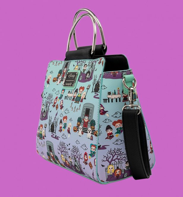 Loungefly Disney Hocus Pocus Scene All Over Print Crossbody Bag