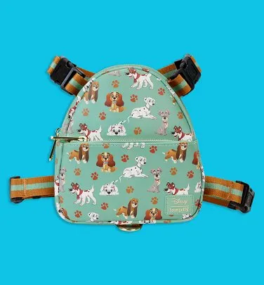 I Heart Disney Dogs All-Over Print Mini Backpack Dog Harness