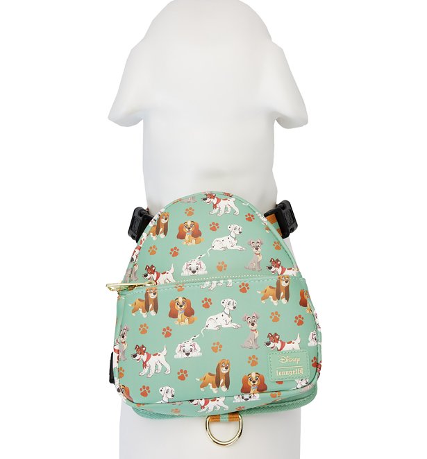 Loungefly Disney I Heart Dogs All Over Print Backpack Harness - Small