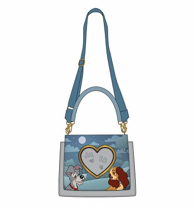 Loungefly Disney Lady And The Tramp Wet Cement Crossbody Bag Loungefly Disney Lady And The Tramp Wet Cement Crossbody Bag