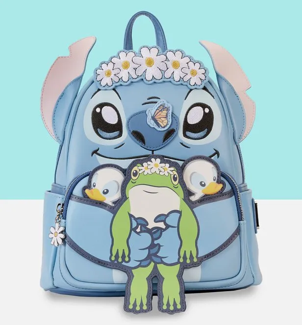 Loungefly Disney Lilo And Stitch Springtime Cosplay Mini Backpack