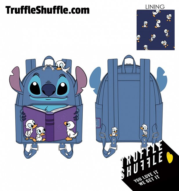 Loungefly Disney Lilo And Stitch Story Time Duckies Mini Backpack Loungefly Disney Lilo And Stitch Story Time Duckies Mini Backpack