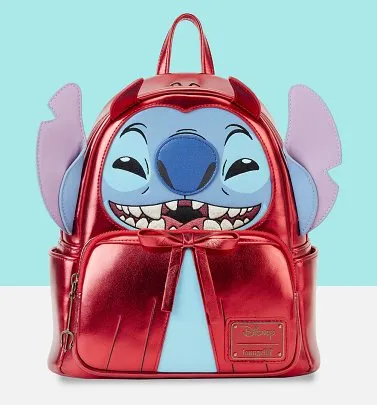 Loungefly, Bags, Loungefly Disney Lilo Stitch Upside Down Figural Mini  Backpack