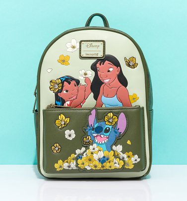 Official Loungefly Disney Lilo & Stitch Stitch with Ducks Mini Backpack