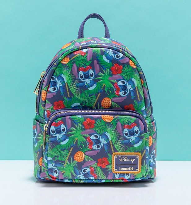 Loungefly Disney Lilo and Stitch Tropical Mini Backpack