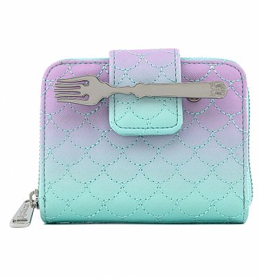 Loungefly Disney Little Mermaid Ombre Scales Zip Around Wallet Loungefly Disney Little Mermaid Ombre Scales Zip Around Wallet