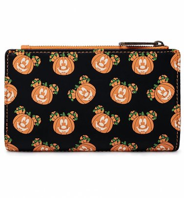 Loungefly Disney Mick-O-Lantern Flap Wallet Loungefly Disney Mick-O-Lantern Flap Wallet