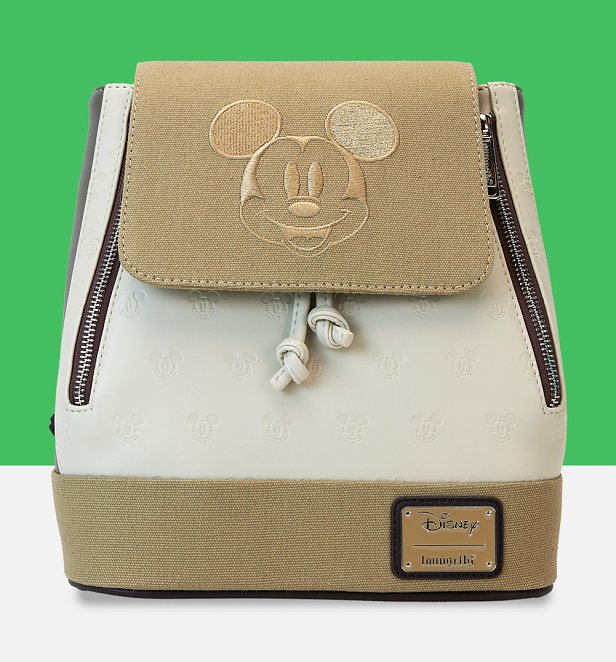 Loungefly Disney Mickey And Friends Canvas Mini Backpack Loungefly Disney Mickey And Friends Canvas Mini Backpack