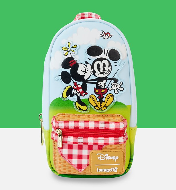 Loungefly Disney Mickey And Friends Picnic Mini Backpack Pencil Case