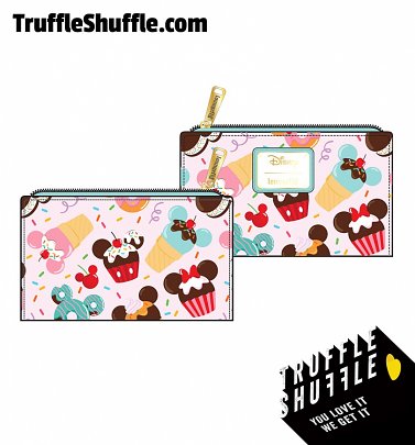 Loungefly Disney Mickey And Minnie Mouse Sweets Flap Wallet Loungefly Disney Mickey And Minnie Mouse Sweets Flap Wallet