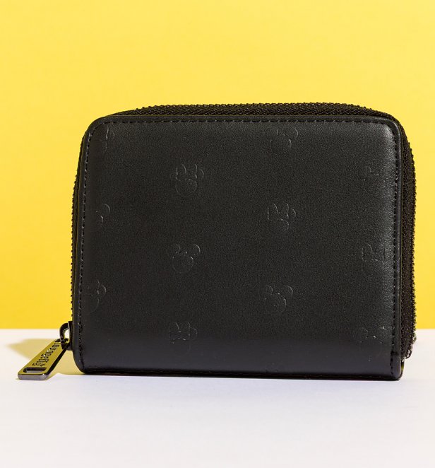 Loungefly Disney Mickey & Minnie Mouse Embossed Small Zip Wallet Loungefly Disney Mickey & Minnie Mouse Embossed Small Zip Wallet