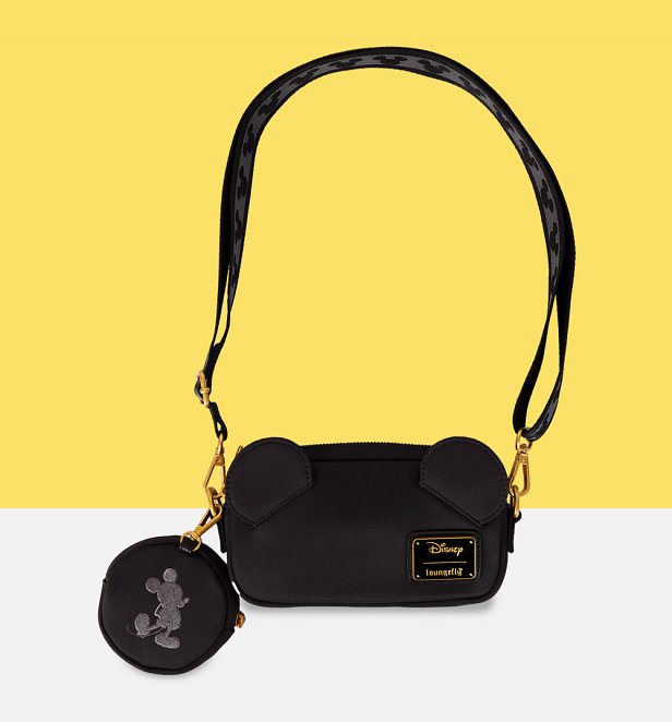 Loungefly Disney Mickey Ears Sling Bag Loungefly Disney Mickey Ears Sling Bag