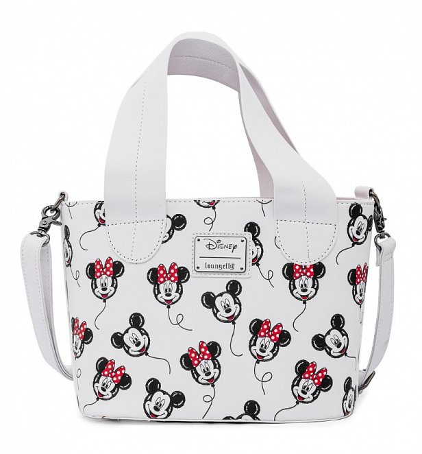Loungefly Disney Mickey Minnie Balloons All Over Print Handbag Loungefly Disney Mickey Minnie Balloons All Over Print Handbag