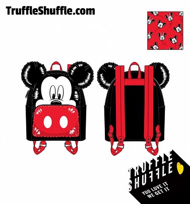 Loungefly Disney Mickey Mouse Balloon Cosplay Mini Backpack Loungefly Disney Mickey Mouse Balloon Cosplay Mini Backpack