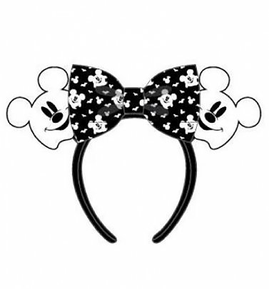 Loungefly Disney Mickey Mouse Ghost Ears Headband Loungefly Disney Mickey Mouse Ghost Ears Headband