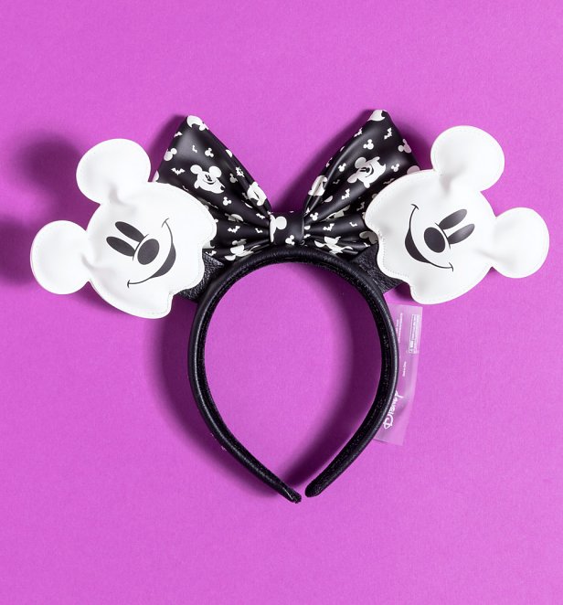 Loungefly Disney Mickey Mouse Ghost Ears Headband Loungefly Disney Mickey Mouse Ghost Ears Headband