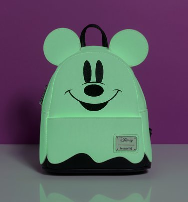 Loungefly Disney Mickey Mouse Ghost Mini Backpack Loungefly Disney Mickey Mouse Ghost Mini Backpack