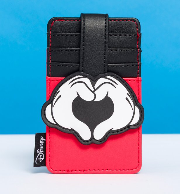 Loungefly Disney Mickey Mouse Jacquard Cardholder Loungefly Disney Mickey Mouse Jacquard Cardholder