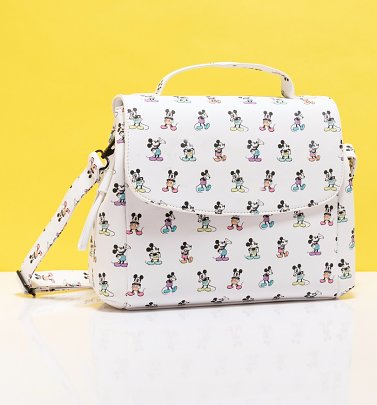 Loungefly Disney Mickey Mouse Pastel All Over Print Cross Body Bag Loungefly Disney Mickey Mouse Pastel All Over Print Cross Body Bag