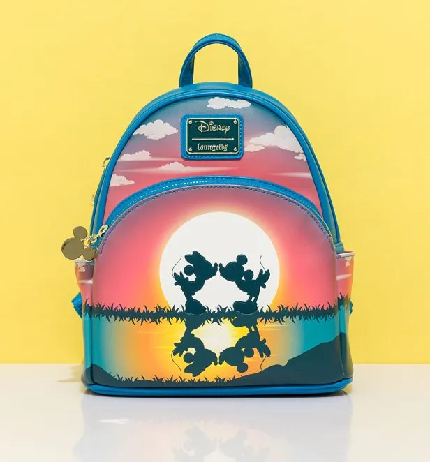 Loungefly Disney Mickey and Minnie Forever Mini Backpack
